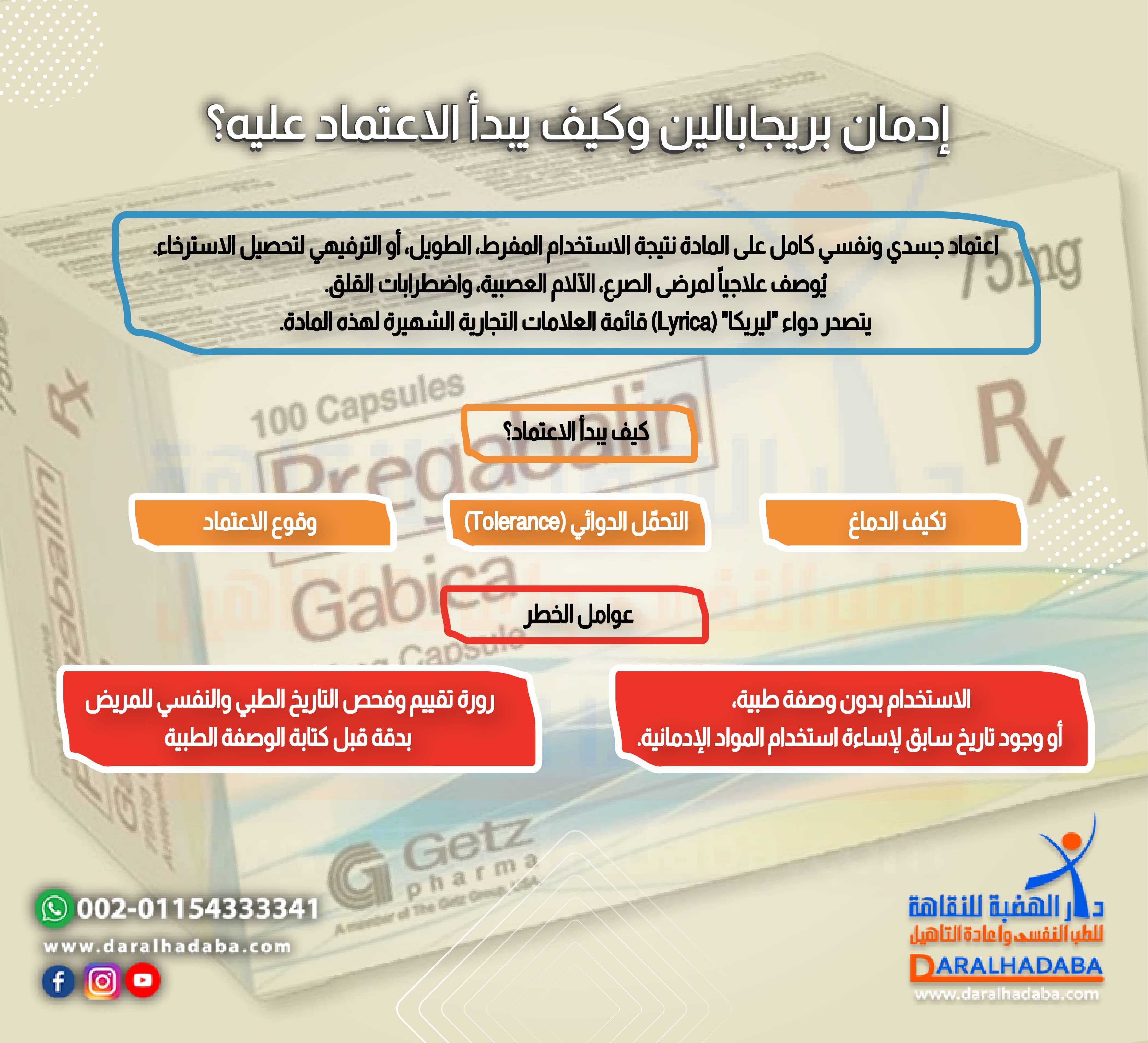 ما هو إدمان بريجابالين وكيف يبدأ الاعتماد عليه؟
